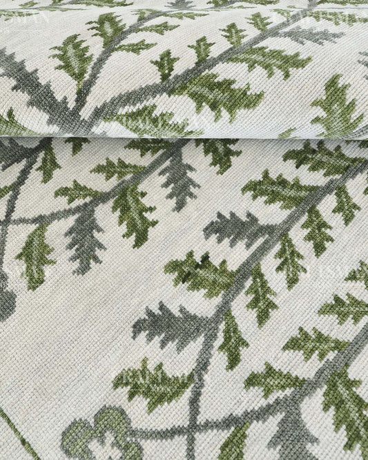 Tavris Wool Hand-Knotted Oushak-Inspired Rug