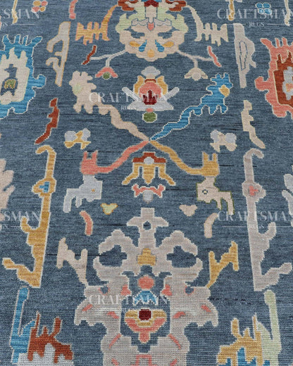 Norin Wool Hand-Knotted Oushak-Inspired Rug