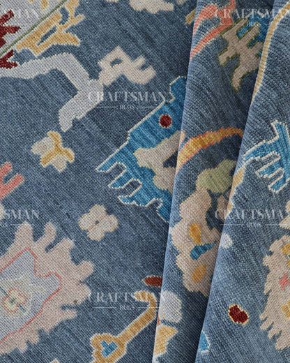 Norin Wool Hand-Knotted Oushak-Inspired Rug