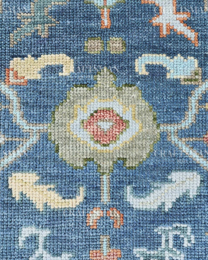 Valen Wool Hand-Knotted Oushak-Inspired Rug