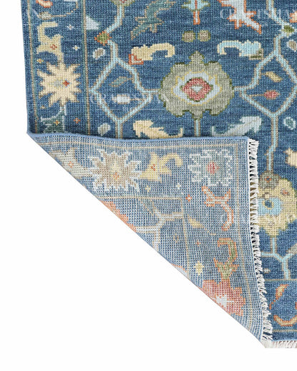 Valen Wool Hand-Knotted Oushak-Inspired Rug
