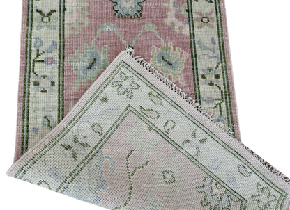 Amrin Wool Hand-Knotted Oushak-Inspired Rug
