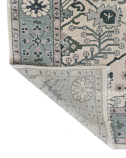 8x10 feet Wool Hand-Knotted Oushak-Inspired Rug | Craftsman Rugs Exclusive