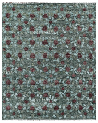 Orlan Wool Hand-Knotted Oushak-Inspired Rug
