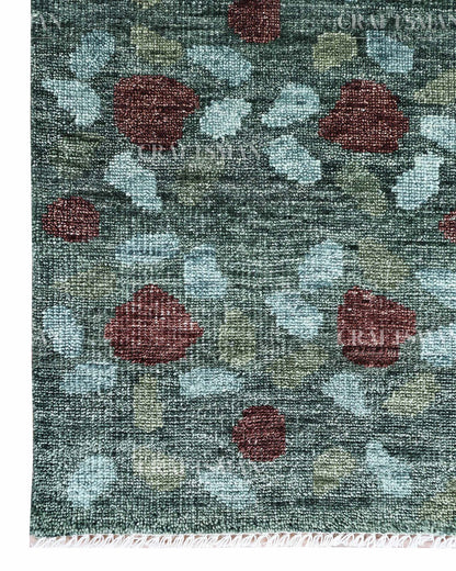 Orlan Wool Hand-Knotted Oushak-Inspired Rug