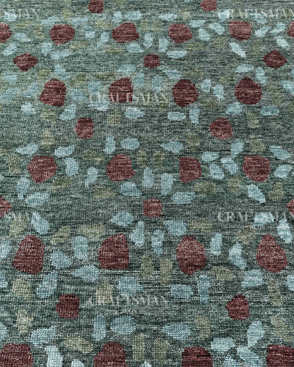 Orlan Wool Hand-Knotted Oushak-Inspired Rug