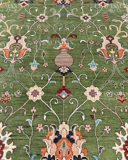 Aeris Wool Hand-Knotted Oushak-Inspired Rug