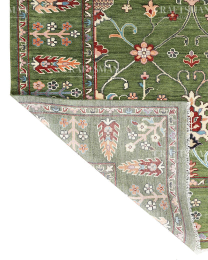Aeris Wool Hand-Knotted Oushak-Inspired Rug
