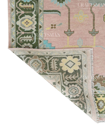Corlin Wool Hand-Knotted Oushak-Inspired Rug