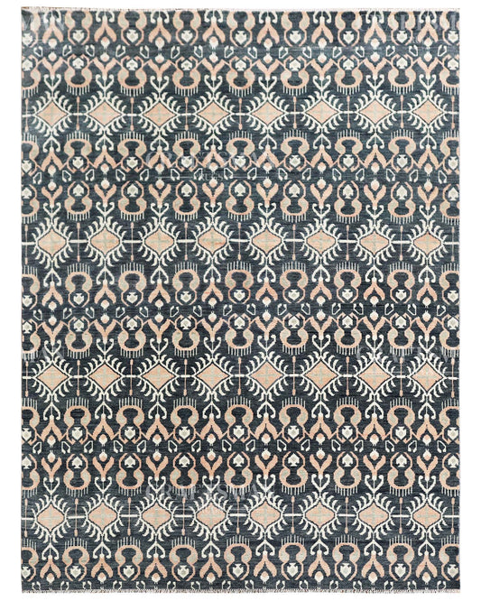 Kadris Wool Hand-Knotted Oushak-Inspired Rug