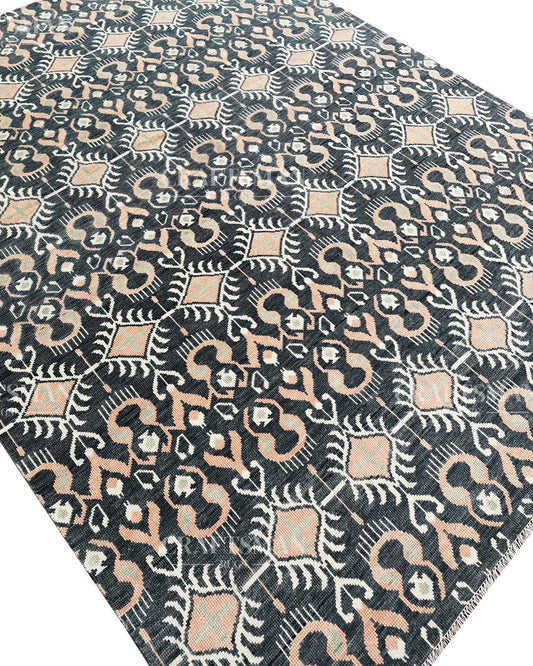 Kadris Wool Hand-Knotted Oushak-Inspired Rug