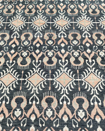 Kadris Wool Hand-Knotted Oushak-Inspired Rug
