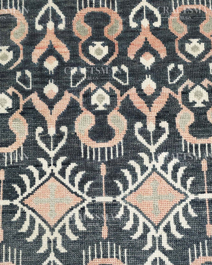 Kadris Wool Hand-Knotted Oushak-Inspired Rug