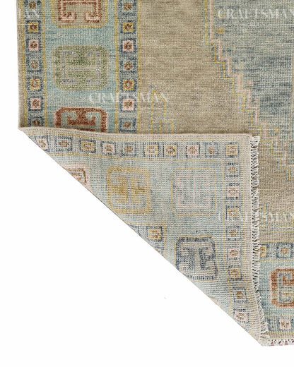Orrin Wool Hand-Knotted Oushak-Inspired Rug