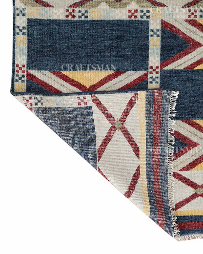 Navaro Geometric Hand-Knotted Wool Rug – Southwestern Inspired Design | Made to Order | Craftsman Rugs Exclusive