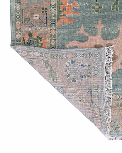 Aurea Wool Hand-Knotted Oushak-Inspired Rug