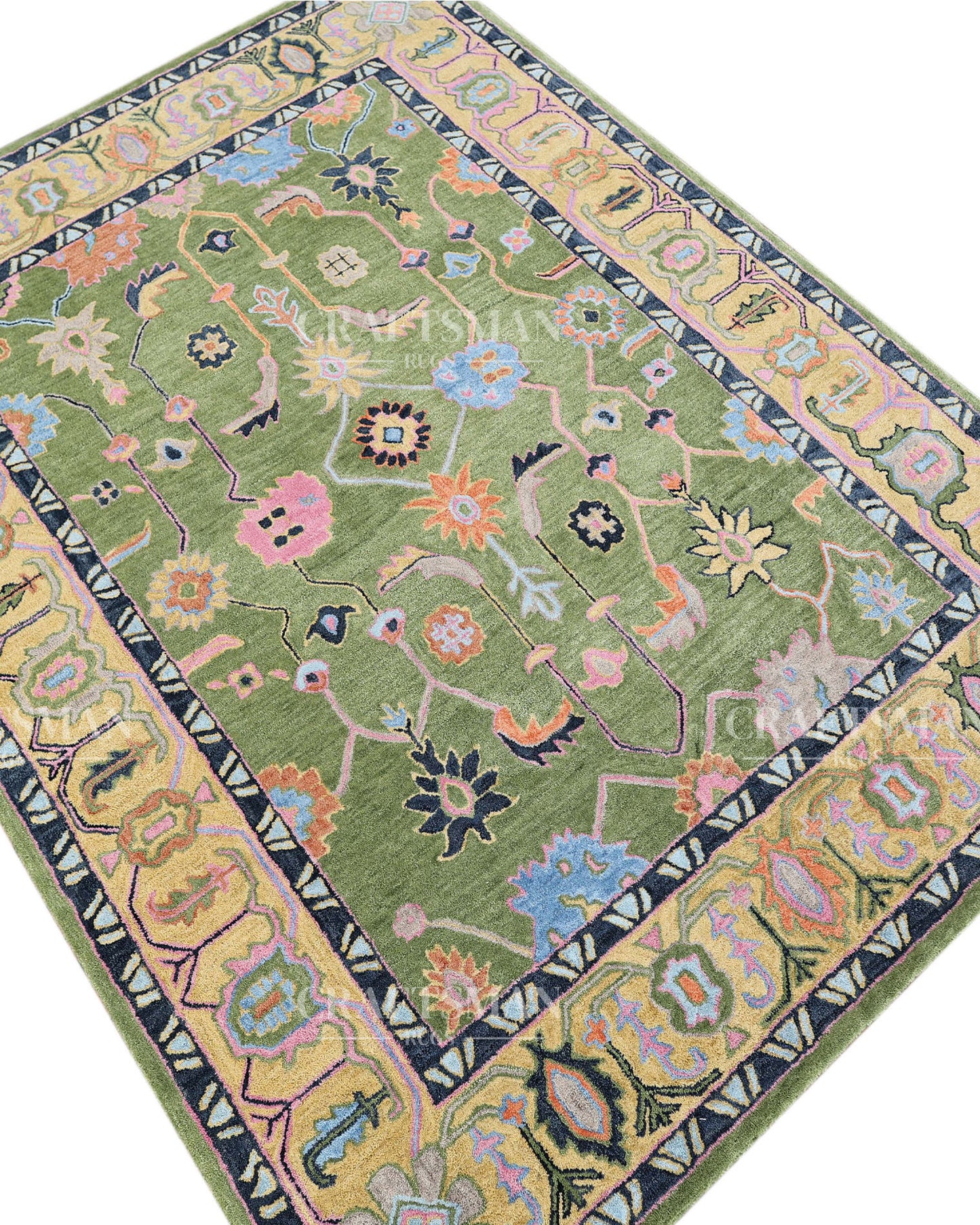 6x8 feet Wool Hand-Tufted Rug | Craftsman Rugs Exclusive