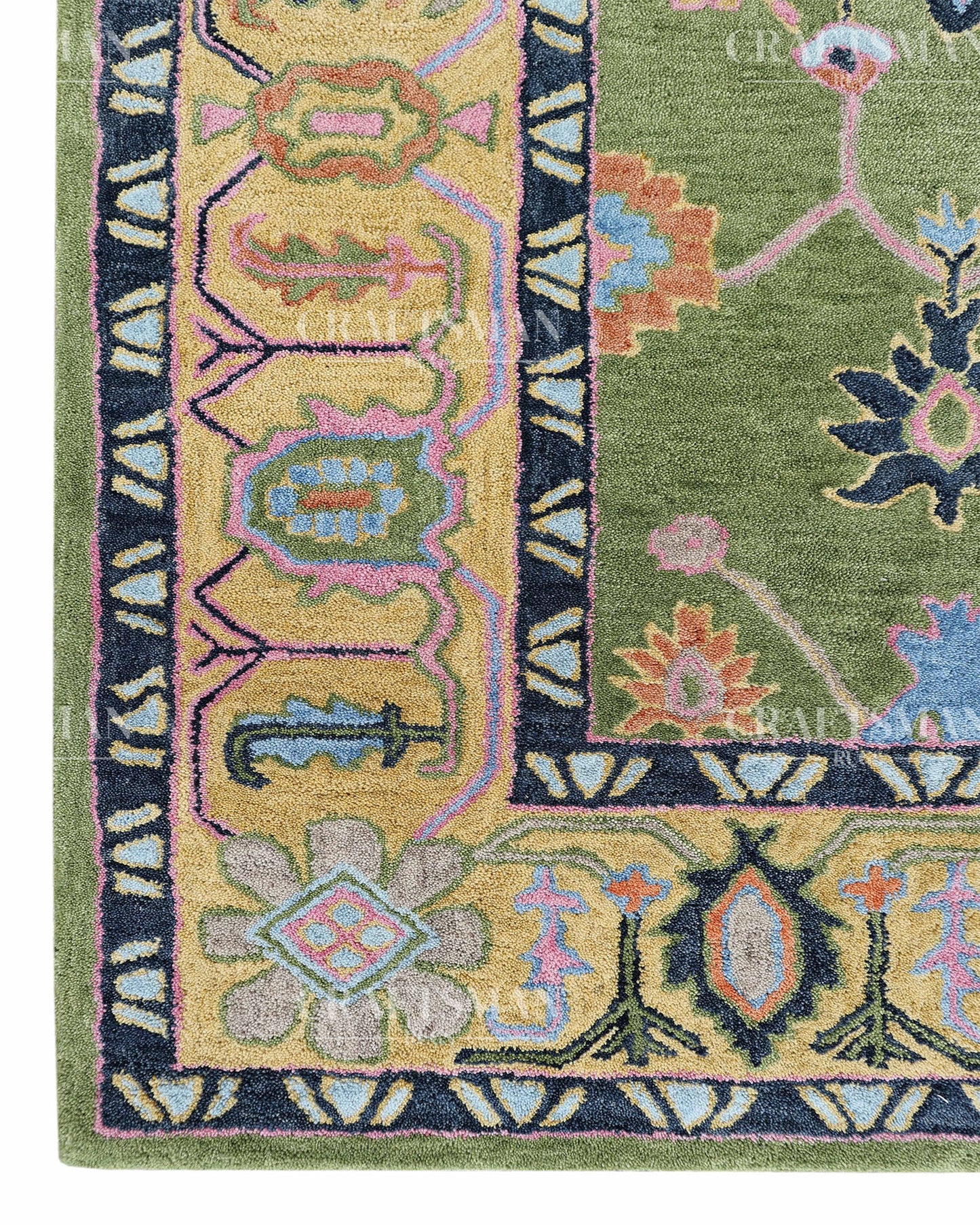 6x8 feet Wool Hand-Tufted Rug | Craftsman Rugs Exclusive