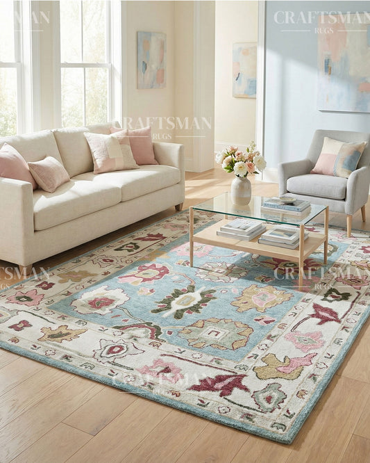 6x8 feet Wool Hand-Tufted Rug | Craftsman Rugs Exclusive