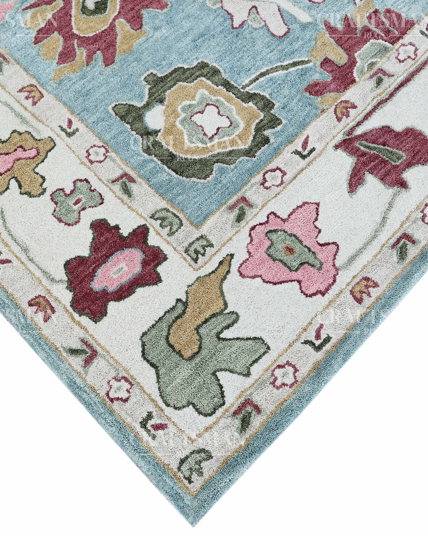 6x8 feet Wool Hand-Tufted Rug | Craftsman Rugs Exclusive