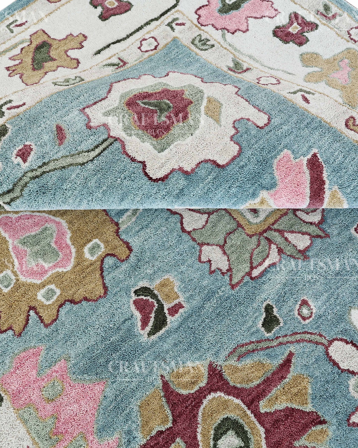 6x8 feet Wool Hand-Tufted Rug | Craftsman Rugs Exclusive