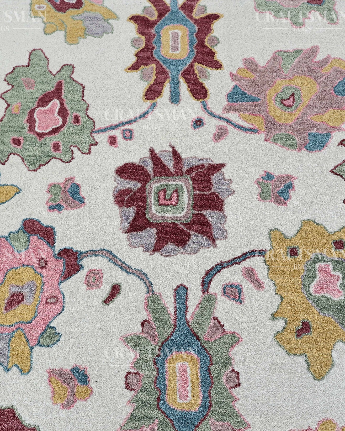 6x8 feet Wool Hand-Tufted Rug | Craftsman Rugs Exclusive