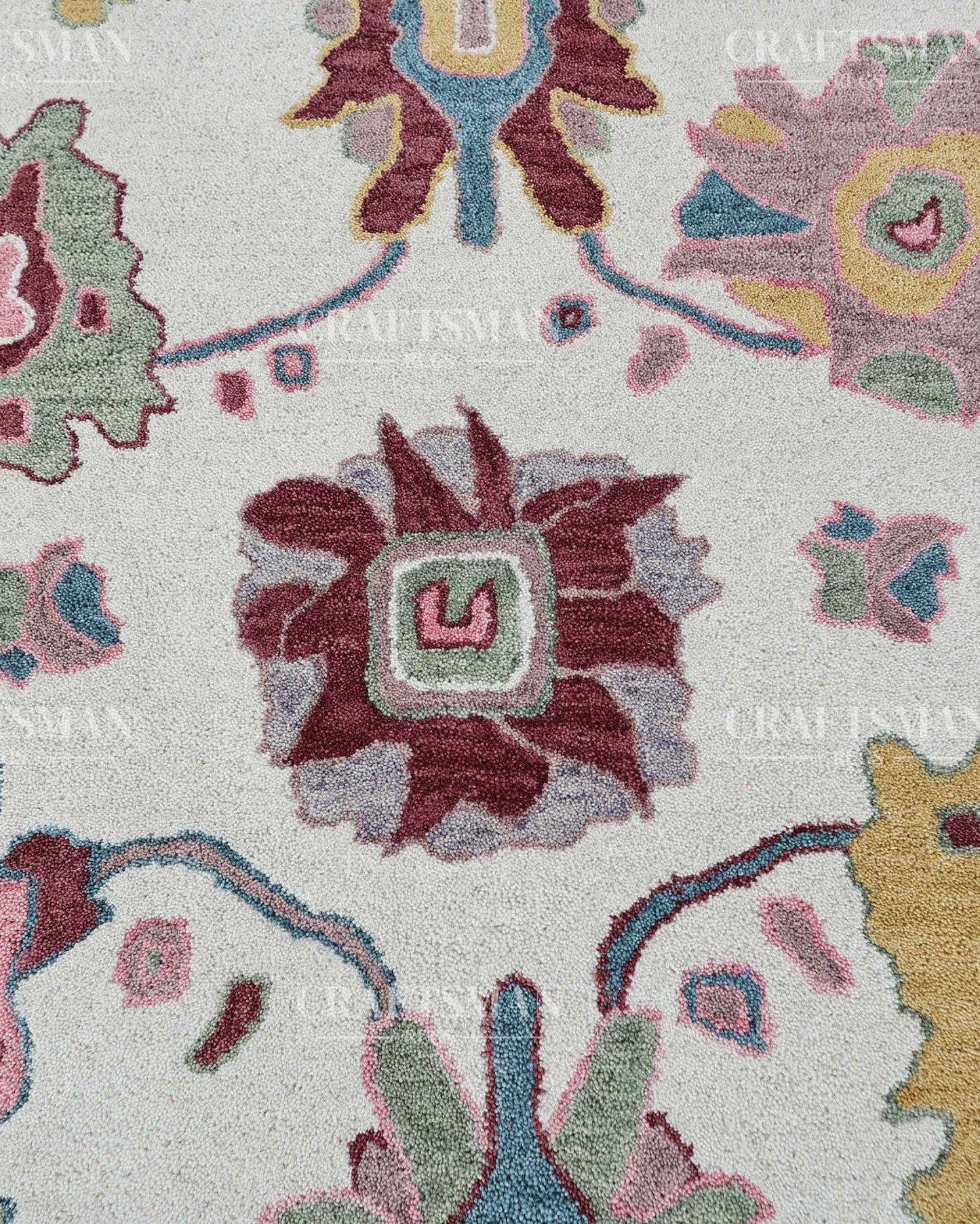 6x8 feet Wool Hand-Tufted Rug | Craftsman Rugs Exclusive