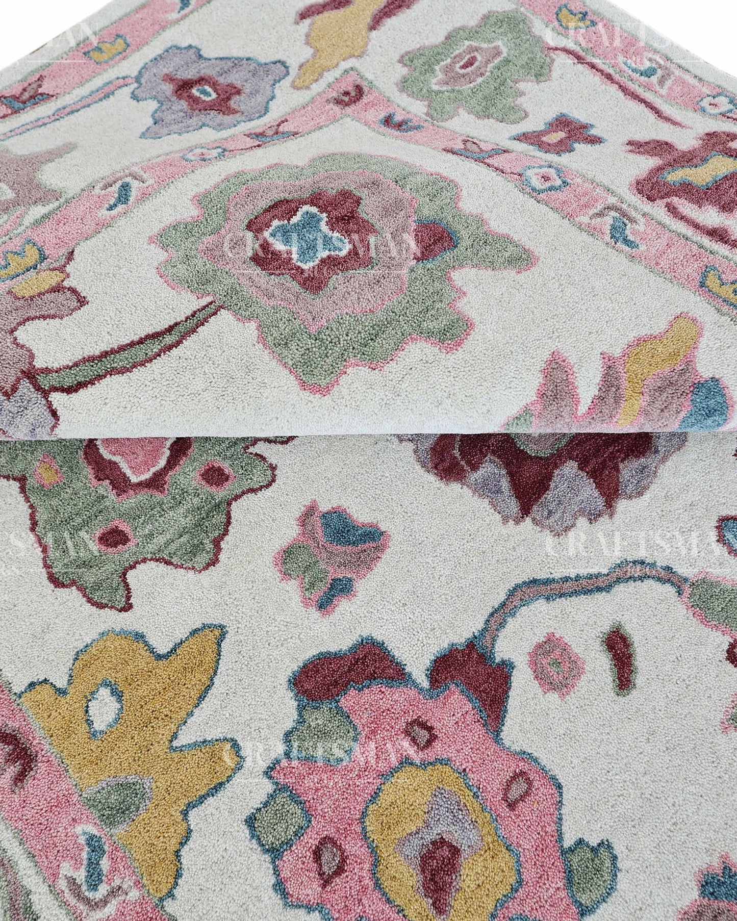 6x8 feet Wool Hand-Tufted Rug | Craftsman Rugs Exclusive