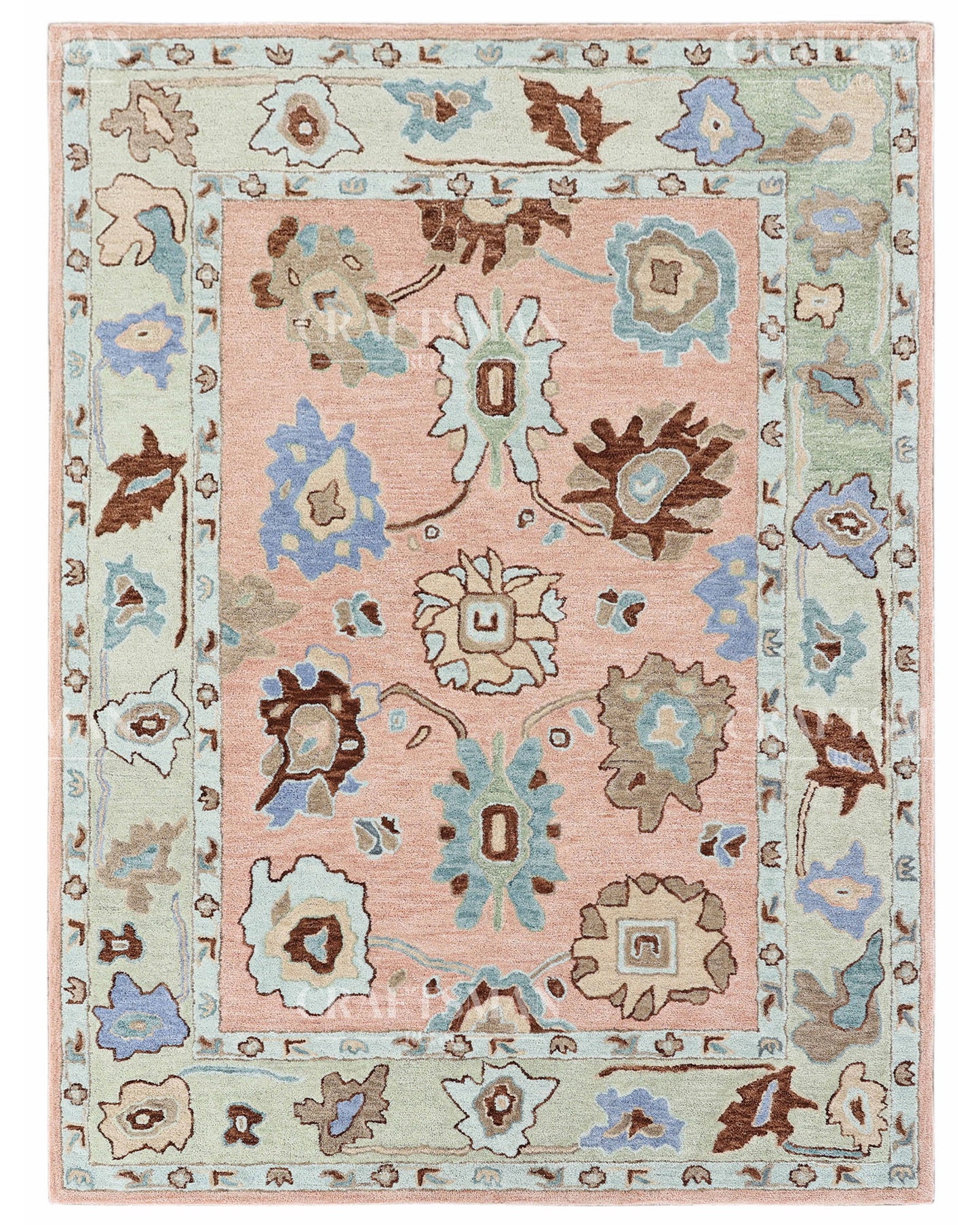 6x8 feet Wool Hand-Tufted Rug | Craftsman Rugs Exclusive