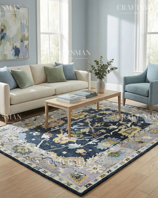 6x8 feet Wool Hand-Tufted Rug | Craftsman Rugs Exclusive