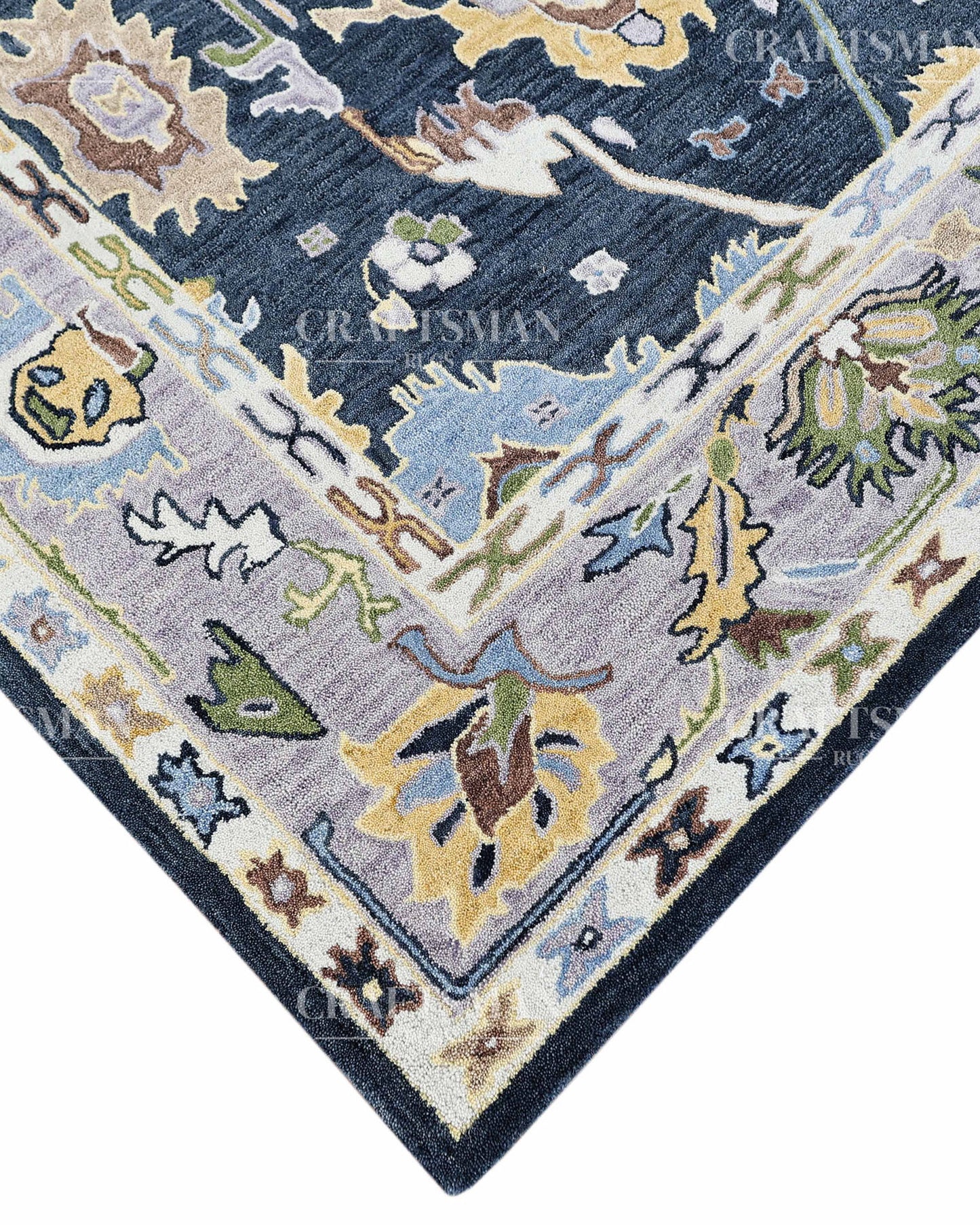 6x8 feet Wool Hand-Tufted Rug | Craftsman Rugs Exclusive