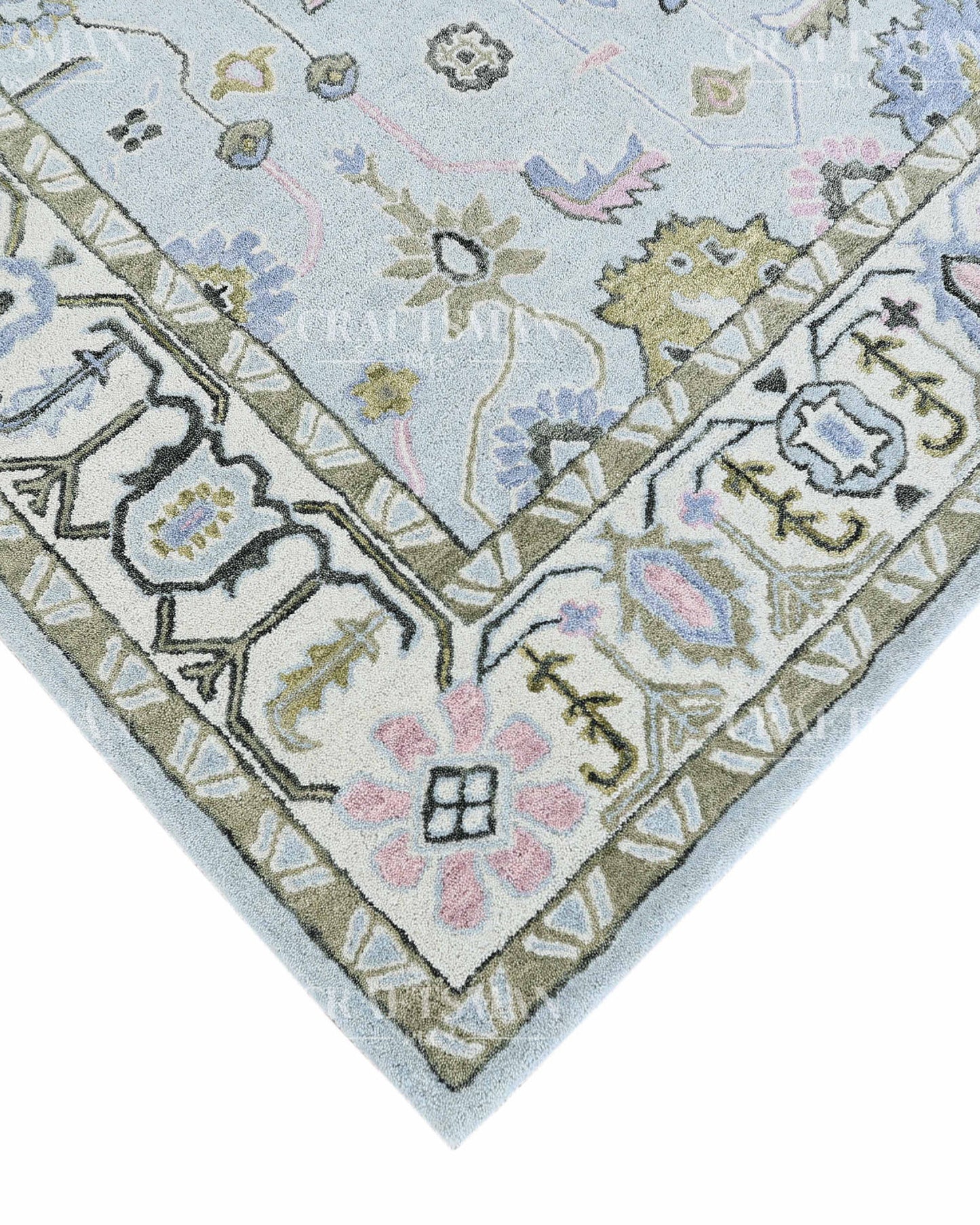6x8 feet Wool Hand-Tufted Rug | Craftsman Rugs Exclusive