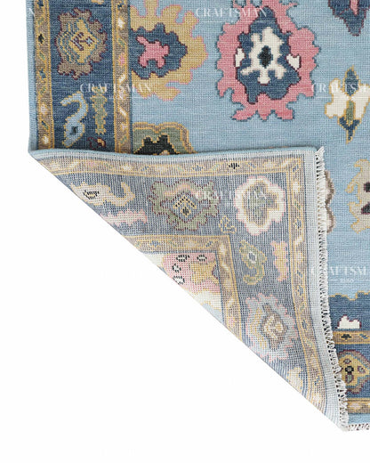 Solenne Wool Hand-Knotted Oushak-Inspired Rug
