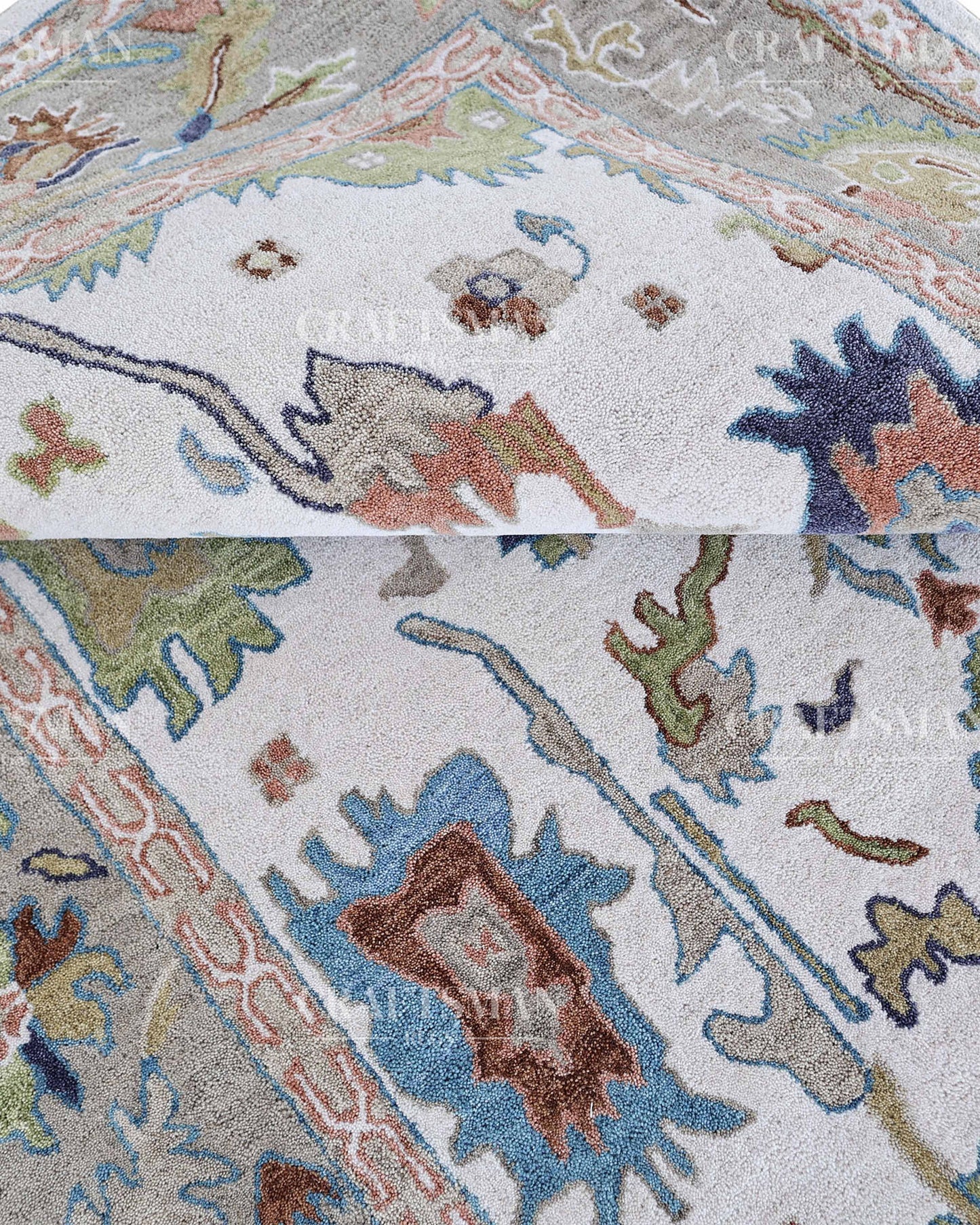 6x8 feet Wool Hand-Tufted Rug | Craftsman Rugs Exclusive