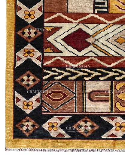 Kalyra Wool Hand-Knotted Oushak-Inspired Rug