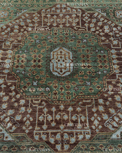 Safira Wool Hand-Knotted Oushak-Inspired Rug
