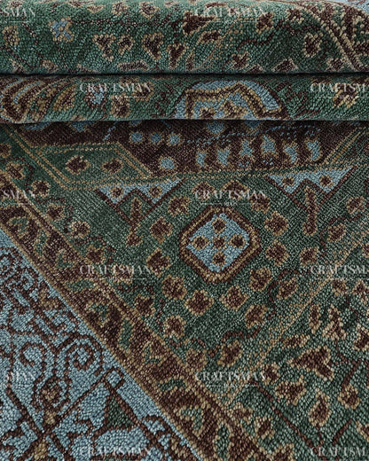 Safira Wool Hand-Knotted Oushak-Inspired Rug