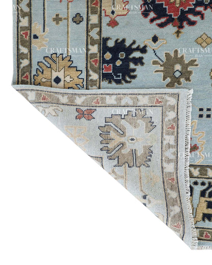 Oraya Wool Hand-Knotted Oushak-Inspired Rug