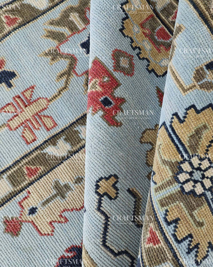 Oraya Wool Hand-Knotted Oushak-Inspired Rug