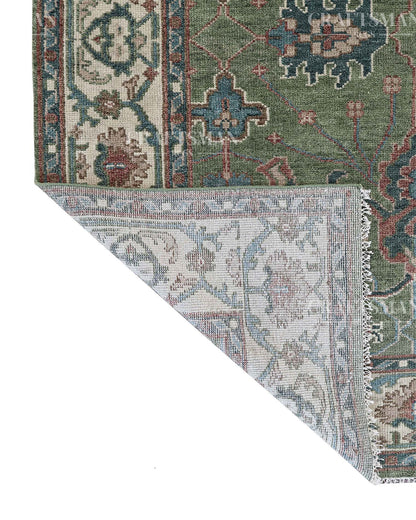 Varnis Wool Hand-Knotted Oushak-Inspired Rug