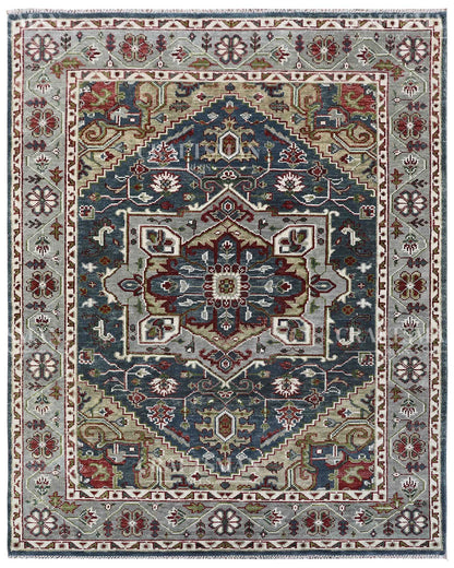 Corvin Wool Hand-Knotted Oushak-Inspired Rug
