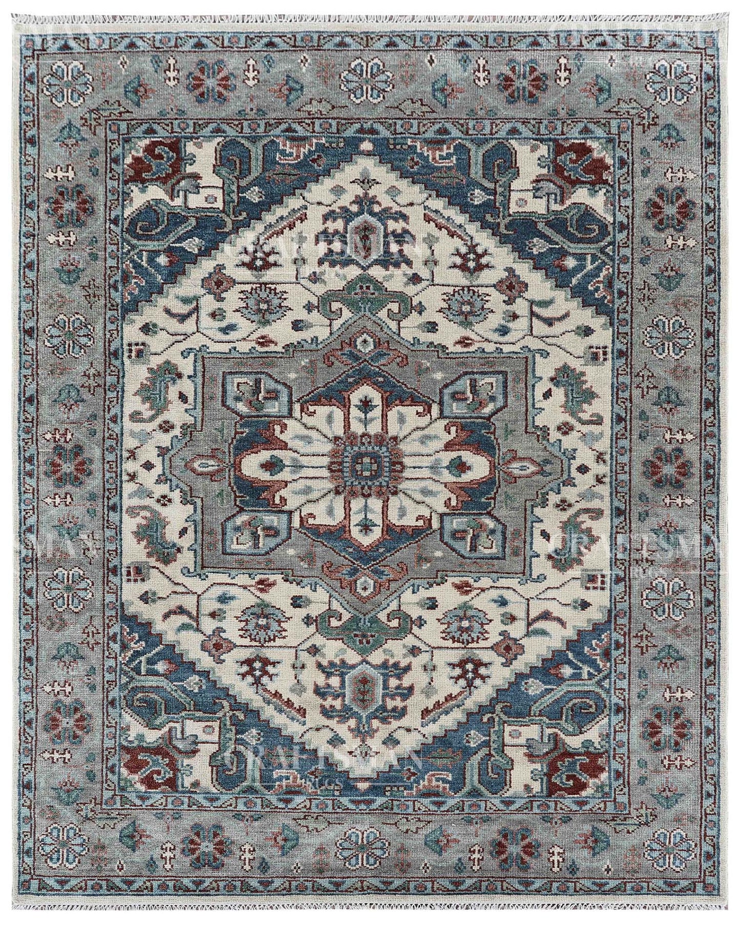 Jarvis Wool Hand-Knotted Oushak-Inspired Rug