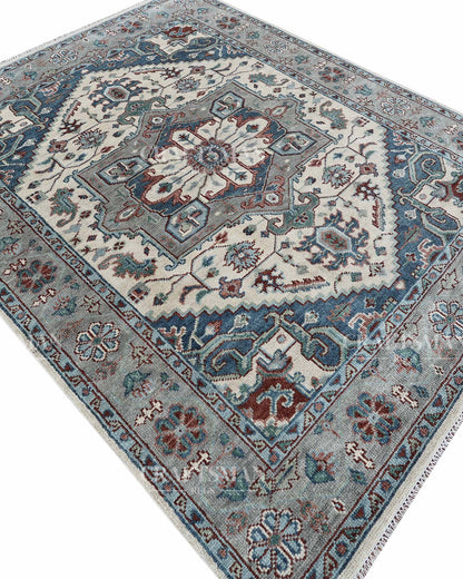 Jarvis Wool Hand-Knotted Oushak-Inspired Rug