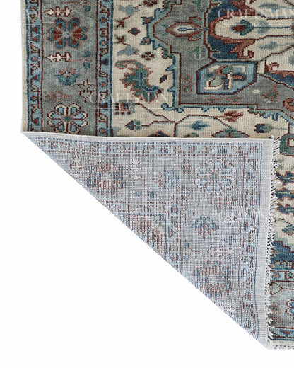 Jarvis Wool Hand-Knotted Oushak-Inspired Rug
