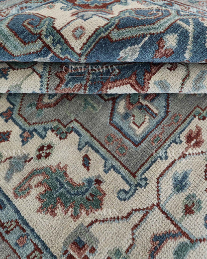 Jarvis Wool Hand-Knotted Oushak-Inspired Rug