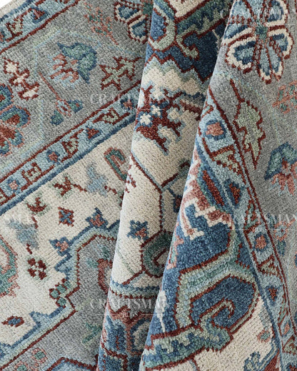 Jarvis Wool Hand-Knotted Oushak-Inspired Rug