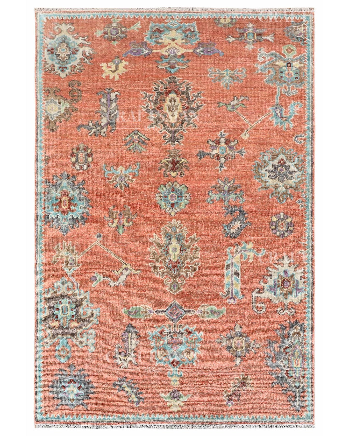 Norin Wool Hand-Knotted Oushak-Inspired Rug