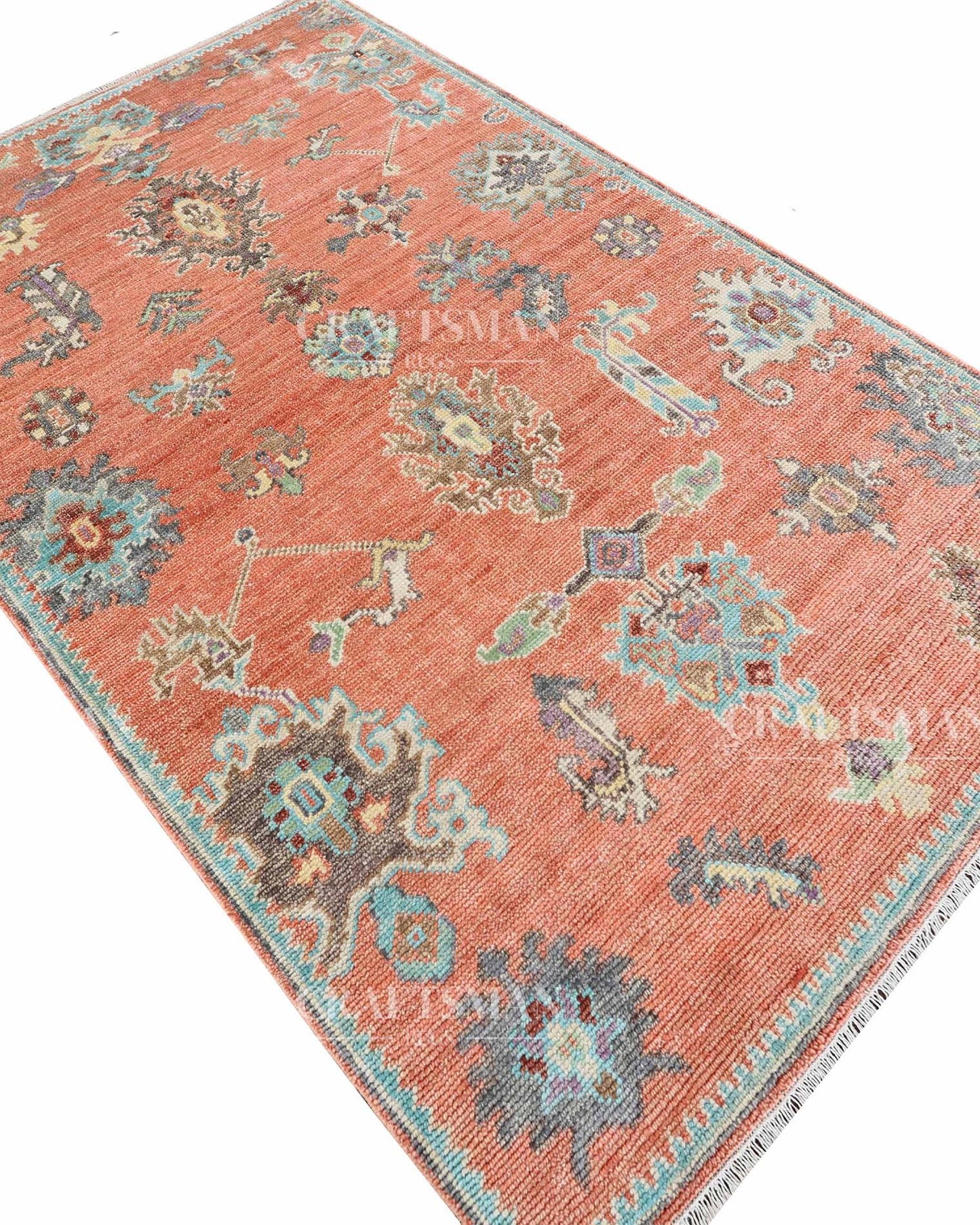 Norin Wool Hand-Knotted Oushak-Inspired Rug