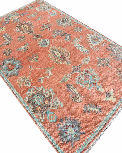 Norin Wool Hand-Knotted Oushak-Inspired Rug