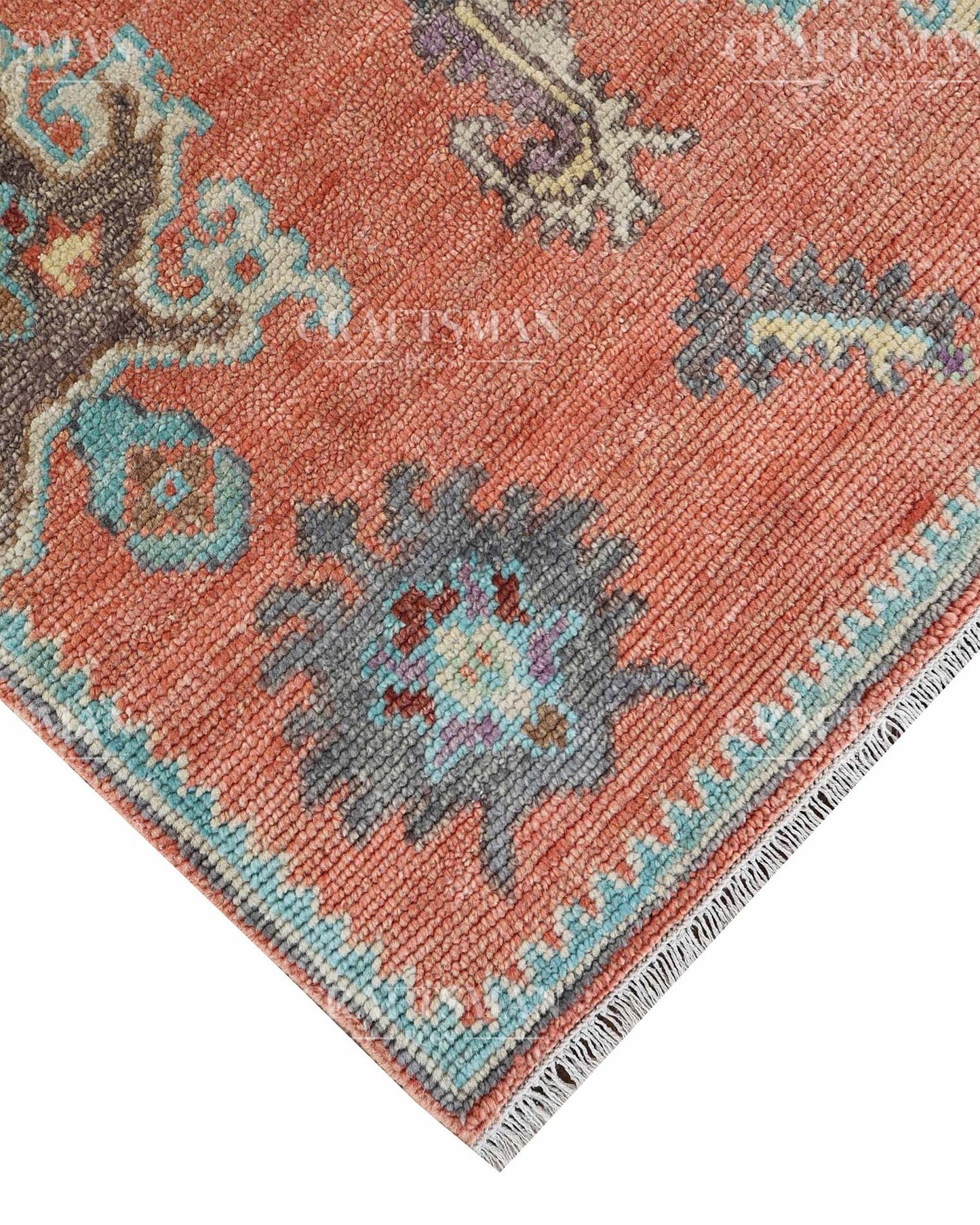 Norin Wool Hand-Knotted Oushak-Inspired Rug